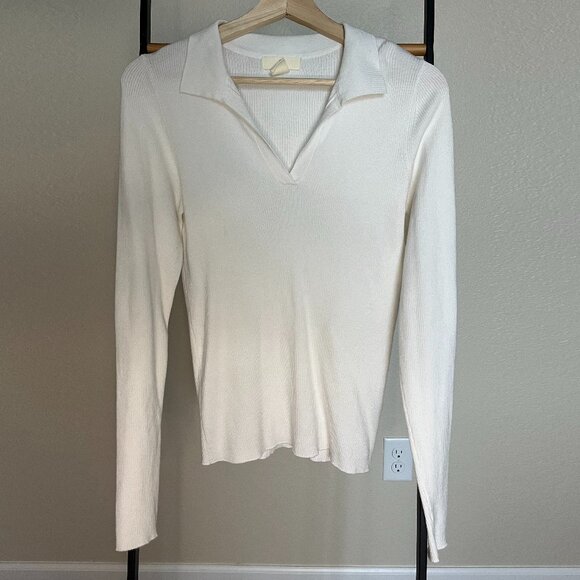 White H&M Sweater Size M - Picture 4 of 9